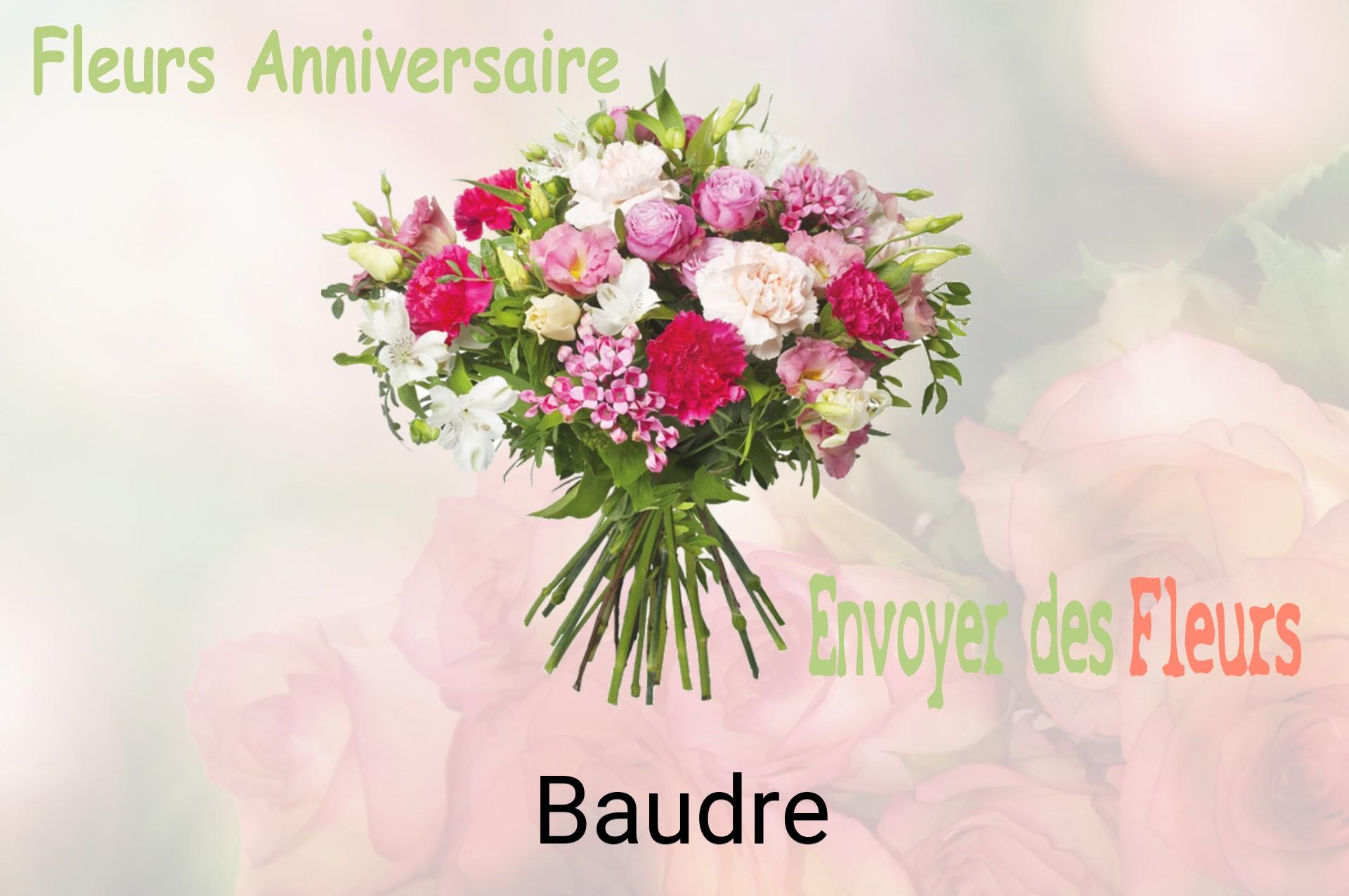 Bouquet de fleurs d’anniversaire livré à Baudre